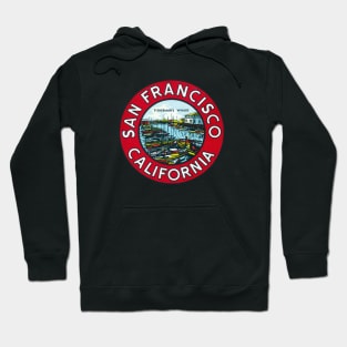 1940's Fisherman's Wharf San Francisco Hoodie